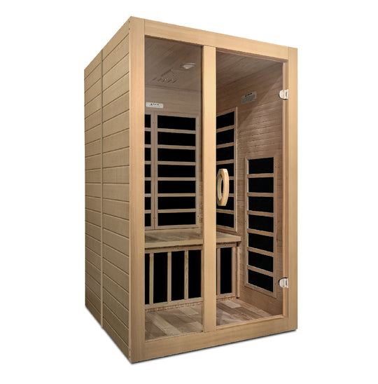 Dynamic "Santiago" 2 Person Low EMF FAR IR Sauna (DYN-6209-01)