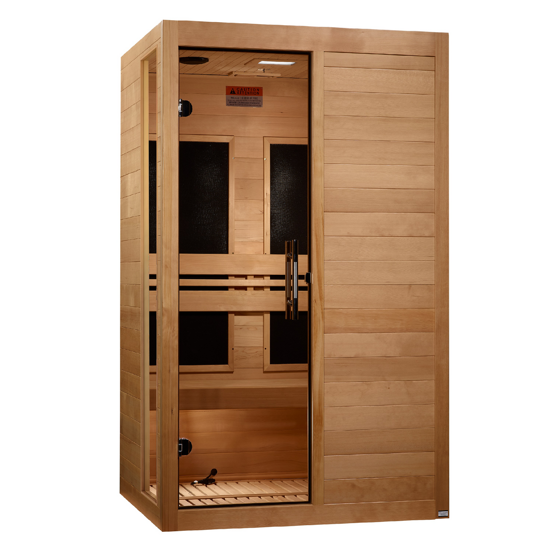 Dynamic "Lucca" 2 Person Low EMF FAR IR Sauna (DYN-6215-05)