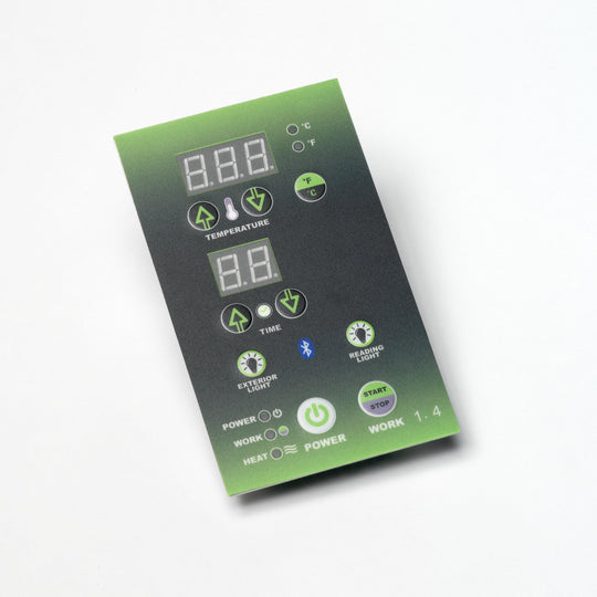 Dynamic Saunas Direct Control Panel Model DYN-CP-Green-DL