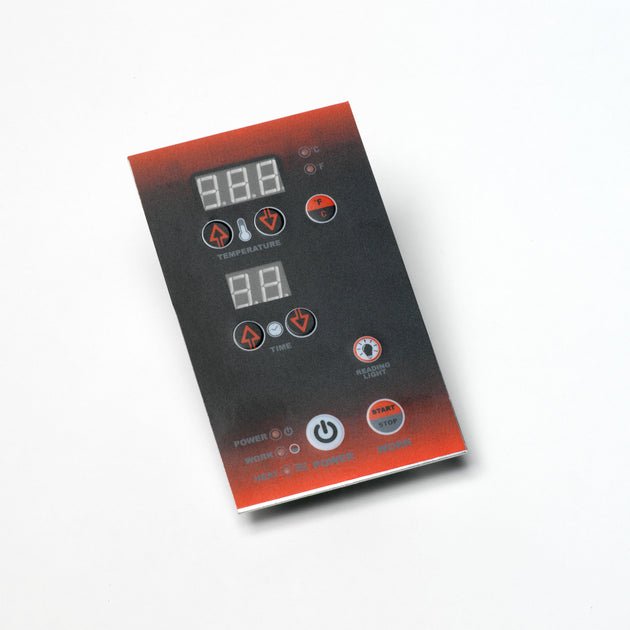 Dynamic Saunas Direct Control Panel Model DYN-CP-Red-SL