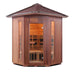 Enlighten Rustic 4 Person Corner Infrared Sauna