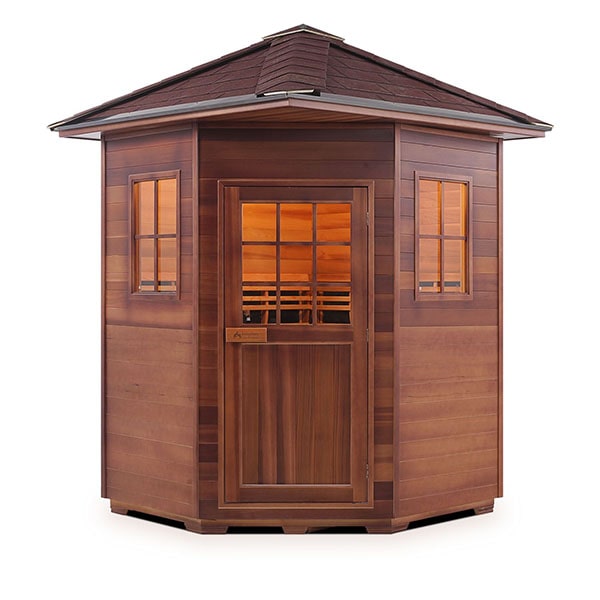 Enlighten Sierra 4 Person Corner Infrared Sauna