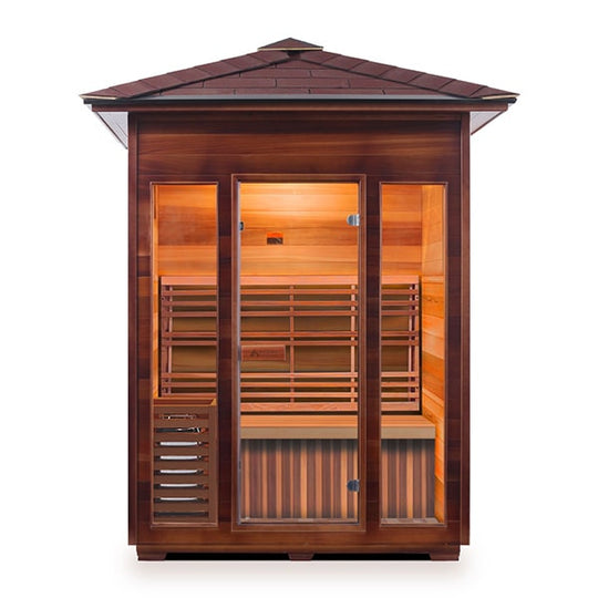 Enlighten SunRise 3 Person Traditional Sauna