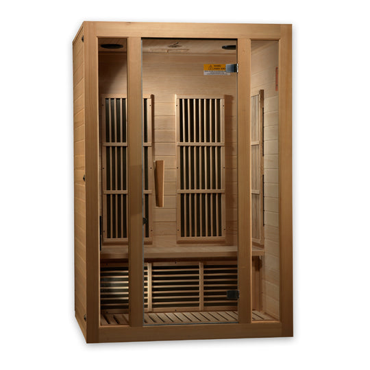 Dynamic Saunas Direct Maxxus "Seattle" 2 Person Low EMF FAR IR Sauna (MX-J206-01)