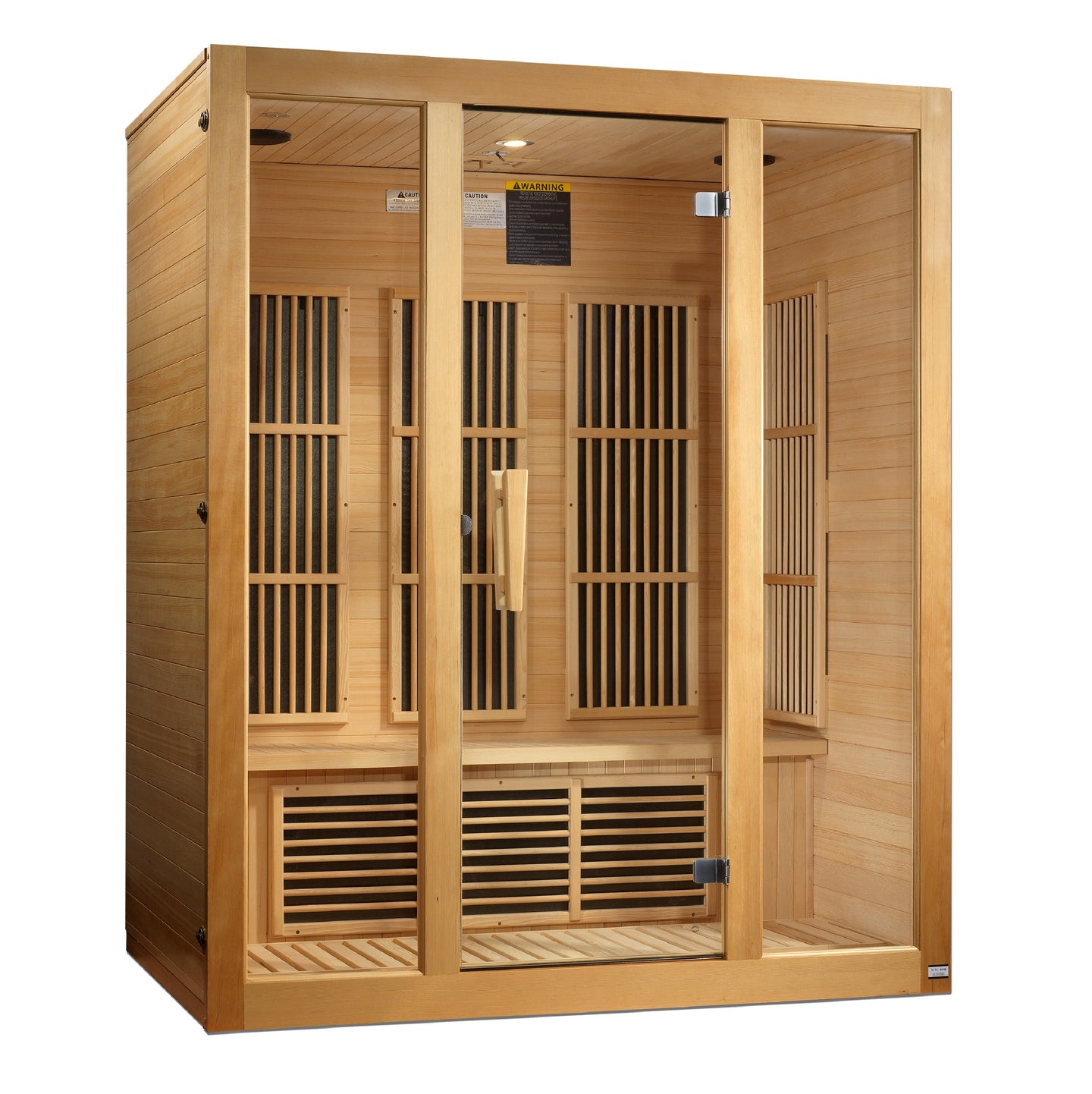 Dynamic Saunas Direct Maxxus "Bellevue" 3 Person Low EMF FAR IR Sauna (MX-J306-01)