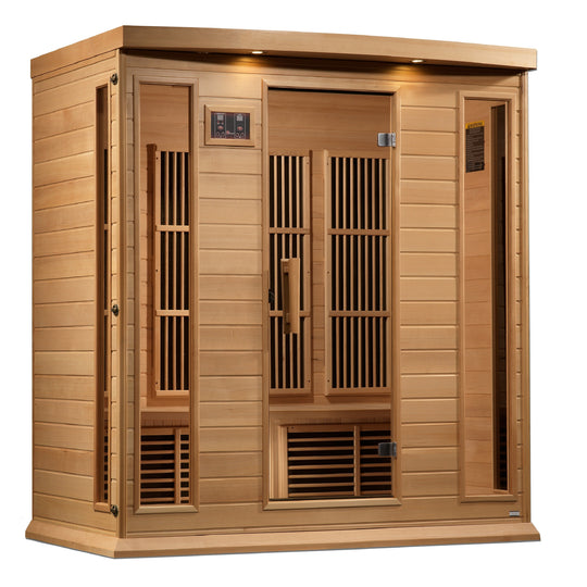 Dynamic Saunas Direct Maxxus 4 Person Near Zero EMF FAR IR Sauna (MX-K406-01-ZF HEM)