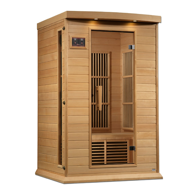 Dynamic Saunas Direct Maxxus 2 Person Near Zero EMF FAR IR Sauna (MX-K206-01-ZF HEM)