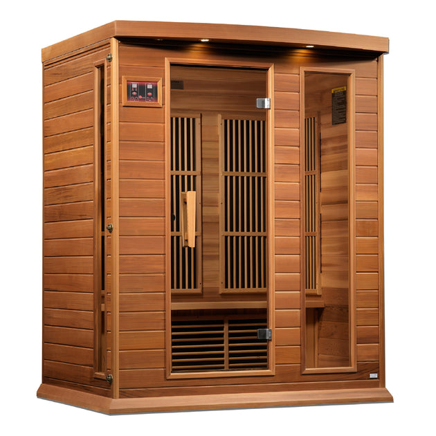 Dynamic Saunas Direct Maxxus "Montilemar" 3 Person Near Zero EMF FAR IR Sauna (MX-K306-01-ZF CED / MX-M306-01-ZF CED)