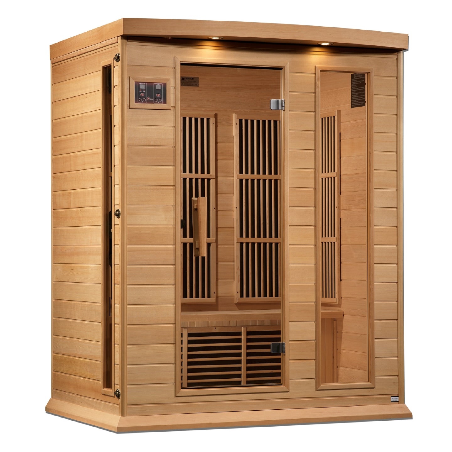 Dynamic Saunas Direct Maxxus 3 Person Near Zero EMF FAR IR Sauna (MX-K306-01-ZF HEM)