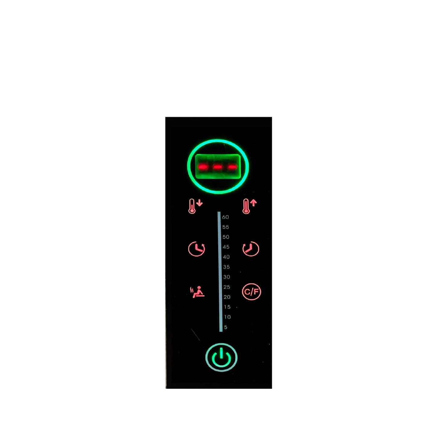 Dynamic Saunas Direct Hybrid Sauna Control Panel (Heating)
