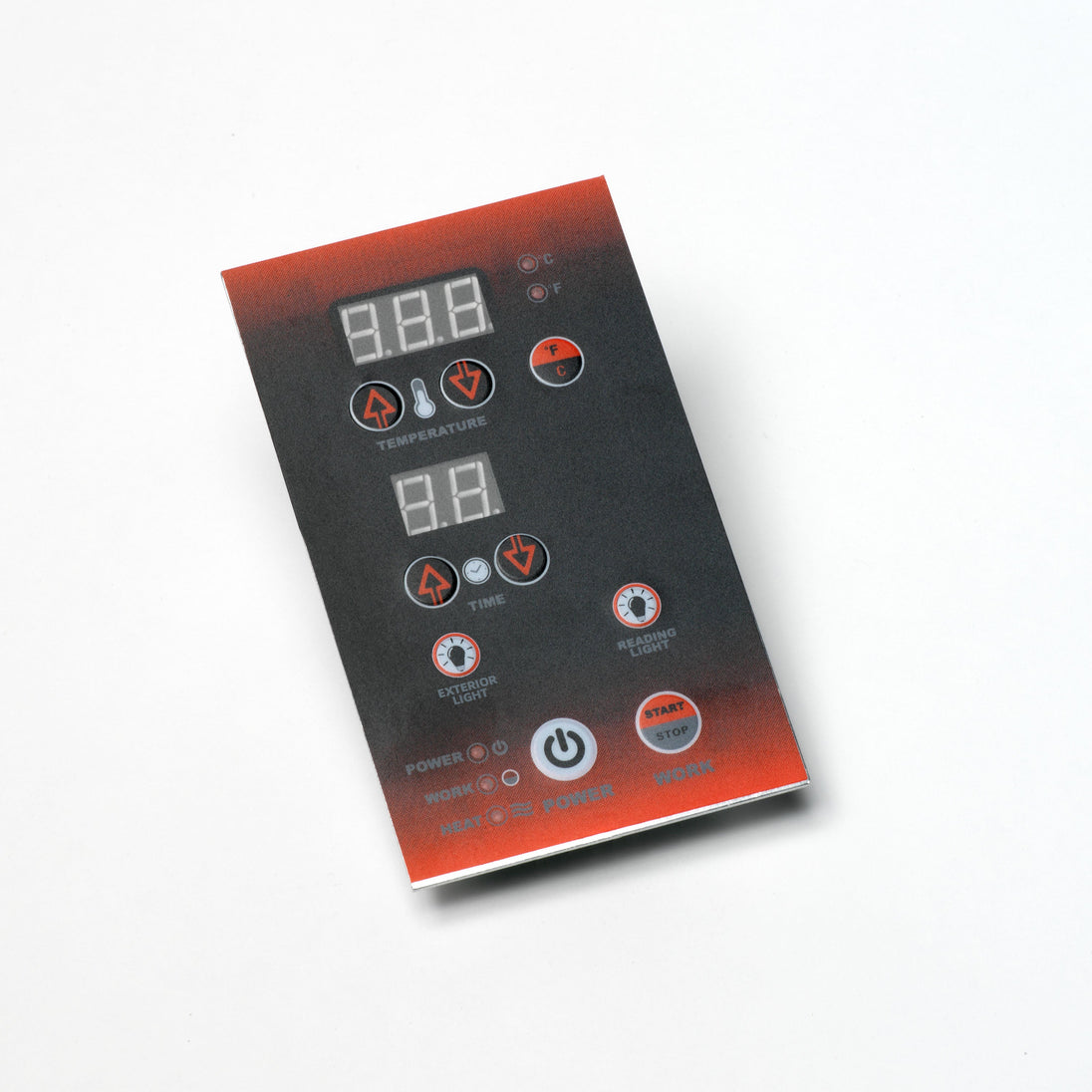 Dynamic Saunas Direct Control Panel Model DYN-CP-Red-DL